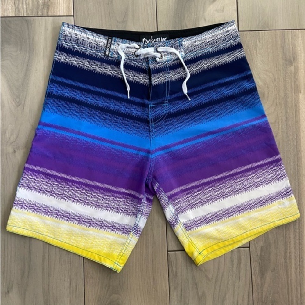 Pacific‎ Surf by Exist Stripes Surf Shorts Men’s Size Large